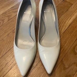 Stuart Weitzman White Heels - Size 9.5